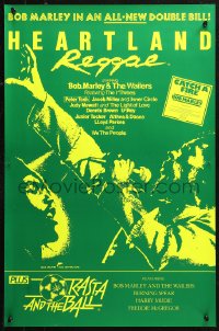 4f0031 HEARTLAND REGGAE/RASTA & THE BALL English double crown 1980 artwork of Bob Marley!