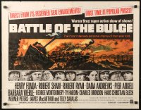 4f0324 BATTLE OF THE BULGE 1/2sh 1966 Henry Fonda, Robert Shaw, cool Jack Thurston tank art!