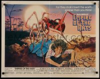 4f0348 EMPIRE OF THE ANTS 1/2sh 1977 H.G. Wells, great Drew Struzan art of monster attacking!