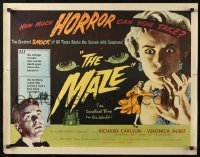 4f0417 MAZE 2D 1/2sh 1953 William Cameron Menzies, how much horror can you take, ultra rare!