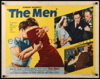 4f0421 MEN style A 1/2sh 1950 very first Marlon Brando, Jack Webb, directed by Fred Zinnemann!