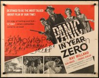 4f0438 PANIC IN YEAR ZERO 1/2sh 1962 Milland, Jean Hagen, Frankie Avalon, orgy of looting & lust!