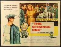 4f0467 STRANGE ONE style B 1/2sh 1957 military cadet Ben Gazzara, most fascinating louse you ever met