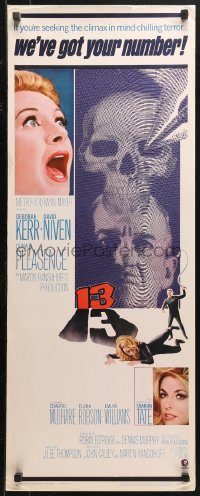 4f0669 EYE OF THE DEVIL insert 1967 Deborah Kerr, David Niven, Sharon Tate, mind-chilling terror!