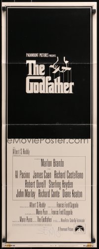 4f0681 GODFATHER int'l insert 1972 Francis Ford Coppola crime classic, great art by S. Neil Fujita!