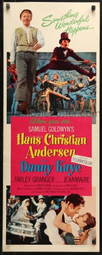 4f0687 HANS CHRISTIAN ANDERSEN insert 1953 images of Danny Kaye, Zizi Jeanmaire!