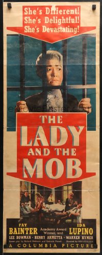 4f0720 LADY & THE MOB insert 1939 Ida Lupino, Fay Bainter, different, delightful, devastating!