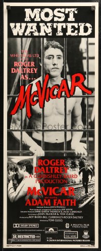 4f0737 MCVICAR insert 1981 Roger Daltrey had nothing to lose, crime biography!