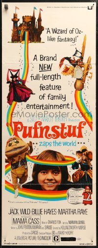 4f0769 PUFNSTUF insert 1970 Sid & Marty Krofft musical, wacky images of characters!