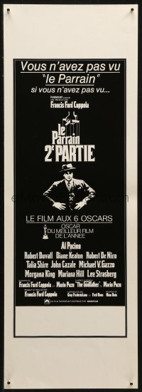 4f0025 GODFATHER PART II Swiss 1975 Francis Ford Coppola classic crime sequel, French language!