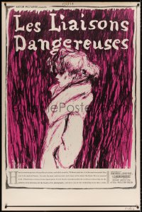 4g0103 DANGEROUS LOVE AFFAIRS 40x60 1961 Les Liaisons Dangereuses, Jeanne Moreau, Annette Vadim