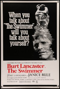 4g0128 SWIMMER 40x60 1968 Burt Lancaster, directed by Frank Perry, will you talk about yourself?