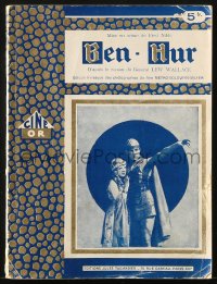 4g0490 BEN-HUR French softcover book 1925 illustrated with scenes from the movie, some full page!