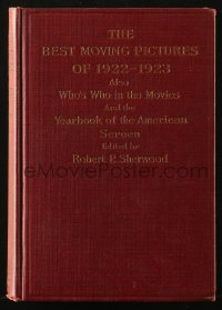 4g0545 BEST MOVING PICTURES OF 1922-1923 hardcover book 1923 who's who in the American movies!