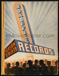 4g0620 BOXOFFICE RECORDS SEASON 1938-1939 hardcover book 1939 films, stars, directors & more, rare!