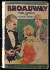 4g0530 BROADWAY hardcover book 1929 Dunning & Abbott's novel with scenes from the Universal movie!