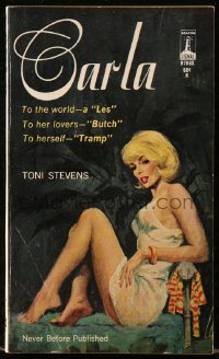 4g0464 CARLA paperback book 1964 the world called her a lesbian, but she called herself a tramp!