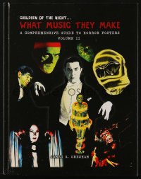 4g0625 CHILDREN OF THE NIGHT: WHAT MUSIC THEY MAKE hardcover book 2018 guide to horror posters!
