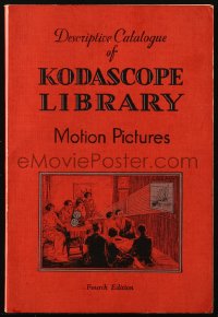 4g0497 DESCRIPTIVE CATALOGUE OF KODASCOPE LIBRARY MOTION PICTURES 4th edition softcover book 1930