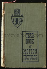 4g0600 FILM DAILY YEARBOOK OF MOTION PICTURES hardcover book 1963 filled with movie information!