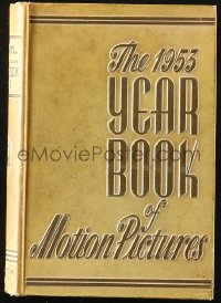 4g0590 FILM DAILY YEARBOOK OF MOTION PICTURES hardcover book 1953 filled with movie information!