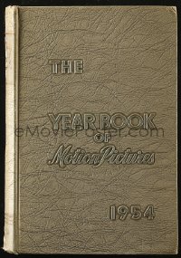 4g0591 FILM DAILY YEARBOOK OF MOTION PICTURES hardcover book 1954 filled with movie information!