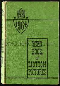 4g0601 FILM DAILY YEARBOOK OF MOTION PICTURES hardcover book 1964 filled with movie information!
