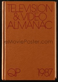 4g0651 INTERNATIONAL TELEVISION & VIDEO ALMANAC hardcover book 1987 loaded with great information!
