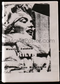4g0660 MARILYN MONROE German hardcover book 1960 an illustrated biography by Maurice Zolotow!
