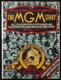 4g0666 MGM STORY: THE COMPLETE HISTORY OF FIFTY ROARING YEARS hardcover book 1953 1,738 films!