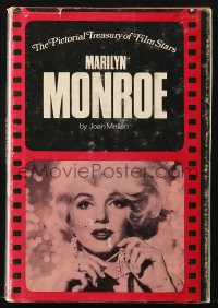 4g0673 PICTORIAL TREASURY OF FILM STARS: MARILYN MONROE hardcover book 1973 illustrated biography!