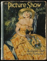 4g0674 PICTURE SHOW ANNUAL English hardcover book 1928 filled with great movie images & information!