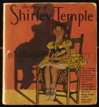 4g0514 SHIRLEY TEMPLE Saalfield softcover book 1934 The Story Of Shirley Temple by Grace Mack!