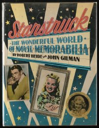 4g0687 STARSTRUCK: THE WONDERFUL WORLD OF MOVIE MEMORABILIA hardcover book 1986 posters in color!