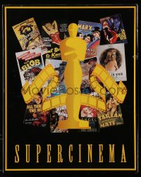 4g0336 SUPERCINEMA Italian hardcover book 1996 cool bound collection of tradable movie cards!