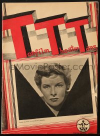 4g0690 TONFILM THEATER TANZ Austrian songbook 1937 great cover image of Katharine Hepburn!