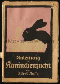 4g0794 UNLEITUNG ZUR KANINCHENZUCHT German softcover book 1921 illustrated introduction to rabbits!
