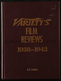 4g0610 VARIETY'S FILM REVIEWS 1938-1942 hardcover book 1988 filled with great movie information!