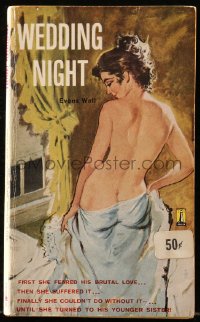 4g0484 WEDDING NIGHT paperback book 1960 immaturity before marriage, reckless indulgence after it!