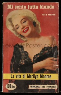 4g0517 WILL ACTING SPOIL MARILYN MONROE Italian softcover book 1957 illustrated w/full-page photos!