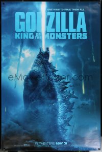 4g0098 GODZILLA: KING OF THE MONSTERS group of 2 bus stops 2019 full-length images of the creature!
