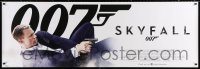 4g0224 SKYFALL 21x62 English commercial poster 2012 Daniel Craig as James Bond shooting gun on back!