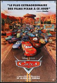 4g0033 CARS printer's test advance DS French 1p 2006 Walt Disney animated automobile racing!