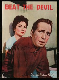 4g0854 BEAT THE DEVIL Japanese program 1954 Humphrey Bogart w/ sexy Gina Lollobrigida, John Huston