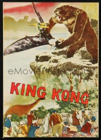4g0904 KING KONG Japanese program R1956 Fay Wray, Cooper & Schoedsack, different images, ultra rare!