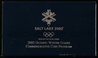 4g0432 2002 WINTER OLYMPICS 4x6 commemorative silver dollar proof 2002 for games in Salt Lake City!