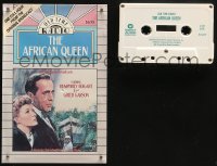 4g0437 AFRICAN QUEEN cassette tape 1975 Humphrey Bogart & Greer Garson in original 1952 radio drama!