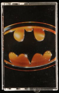 4g0451 BATMAN movie soundtrack cassette tape 1989 music from the Tim Burton superhero movie!