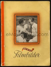 4g0810 BUNTE FILMBILDER German cigarette card album 1936 contains 250 cards with color borders!