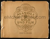 4g0811 MANOLI GOLD UND FILM German cigarette card album 1930s 160 cards on 38 pages!